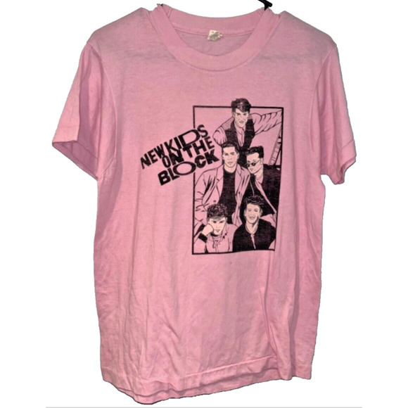 New Kids On The Block Pop Music NKOTB 1980s Tshirt Medium VTG 80s - Picture 6 of 7